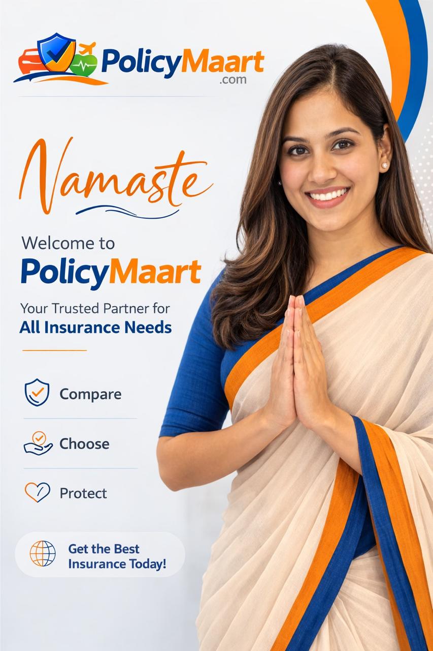 PolicyMaart insurance advisor welcoming customers